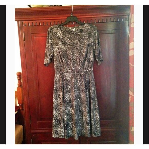 Spruce and Sage Eclipse Fit & Flare Dress 2x (16-18) $14 - Picture 3 of 5